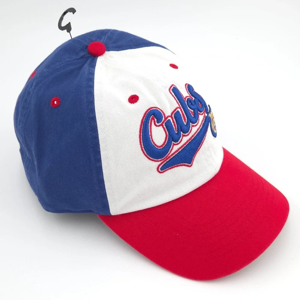 '47 Brand Iowa Cubs Baseball Hat KIDS Blue White Red Scooter Clean Up‎ Cap NEW